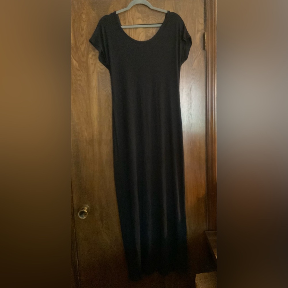 Enough About Me... Classic Black Maxi Dress